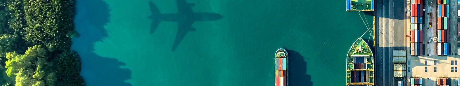 containers in harbor